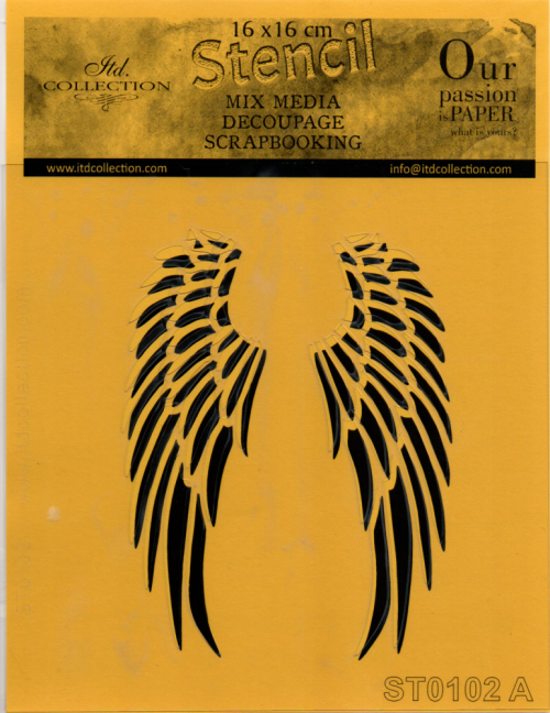 Fólia sablon - ANGYALSZÁRNYAK 1