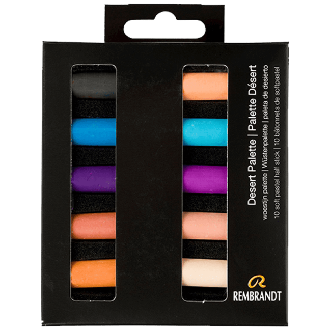 Pastello Secco REMBRANDT - Palette Desert - set di 10 mezzi pastelli