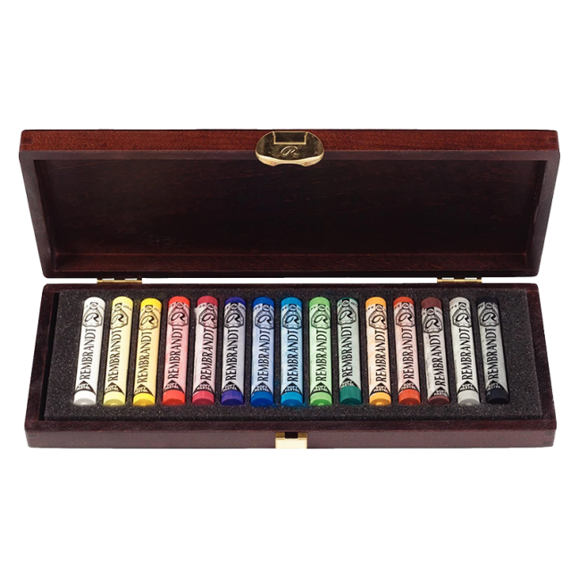 Pastello Secco REMBRANDT - set di 15 pastelli box