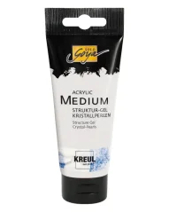 KREUL Štruktúrovací akrylový gél SOLO GOYA – Crystal-Pearls – 100 ml