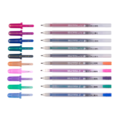 Sakura Gelly Roll Gold & Silver Shadow set 10 pezzi
