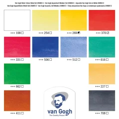 Akvarel boje Van Gogh - set 12 kaleža - lim